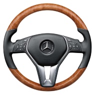 Рулевое колесо Mercedes-Benz из дерева и кожи, A21846005039E38