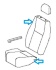 Защитный чехол, Одноместное сиденье, сзади, A4479702800