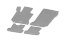 Велюровые коврики CLASSIC, комплект 4 части, B66294138