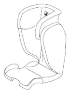 Сменный чехол для детского сиденья KIDFIX XP, A0009708100