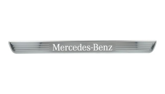 Накладка порога с подсветкой Mercedes-Benz, передняя, 2 шт., A1776804207