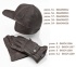 Кожаные перчатки мужские, р. 8,5, B66041667