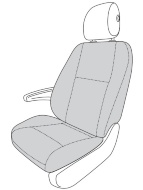 Защитный чехол, Стандартное одноместное сиденье слева, A9079703200