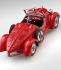 Модель масштабная 1:43 Mercedes-Benz 150 спортивный родстер W30 1935г. (красный), B66040590