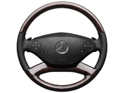 Рулевое колесо Mercedes-Benz из дерева и кожи, A22146092039E38