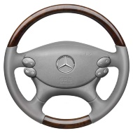 Рулевое колесо Mercedes-Benz из дерева и кожи, B66271013