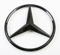 Звезда Mercedes-Benz впереди глянцевая черная, A0008177702